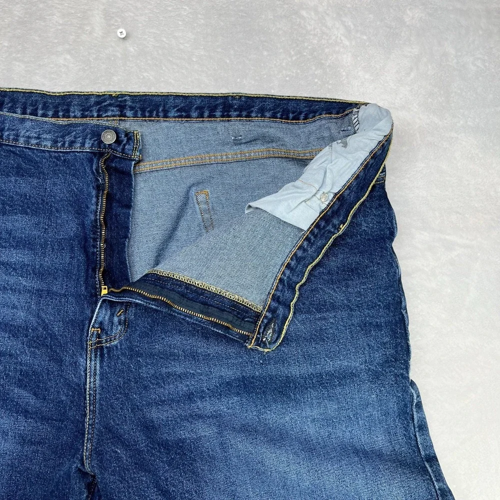 Levi's 569‎ Denim Shorts Men's Blue High Rise Pockets Classic Zip Fly - 26X9.5